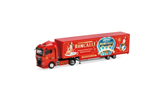 Herpa 320702 MAN TGX GM Jumbokoffer-Sattelzug 