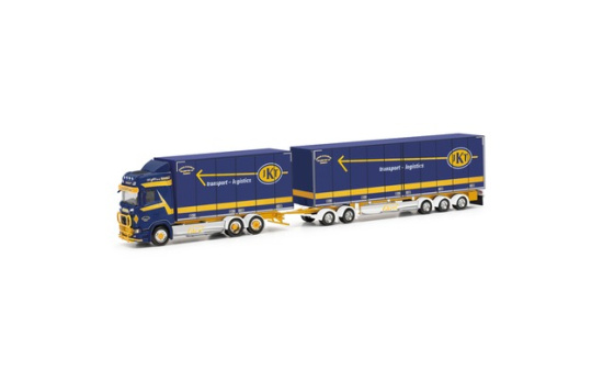 Herpa 320740 Scania CS 20 HD Schwedenkombi-Hängerzug 