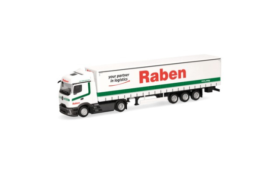 Herpa 321044 Mercedes-Benz Actros L ProCabin Streamspace Gardinenplanen-Sattelzug 