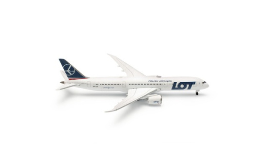 Herpa 536646-001 LOT Polish Airlines Boeing 787-9 Dreamliner - SP-LSF - Vorbestellung 1:500
