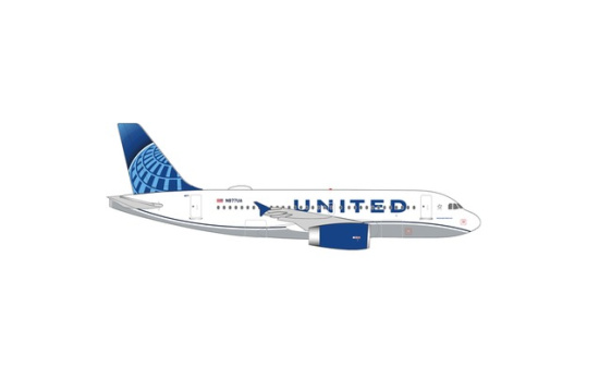 Herpa 538756 United Airlines Airbus A319 - Vorbestellung 1:500