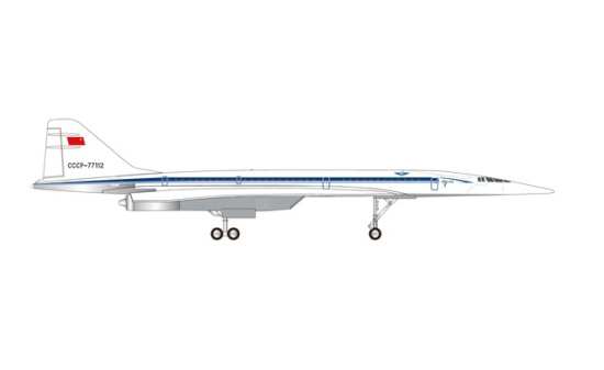Herpa 562867 Aeroflot Tupolev TU-144D - Technik-Museum Sinsheim - Vorbestellung 1:400
