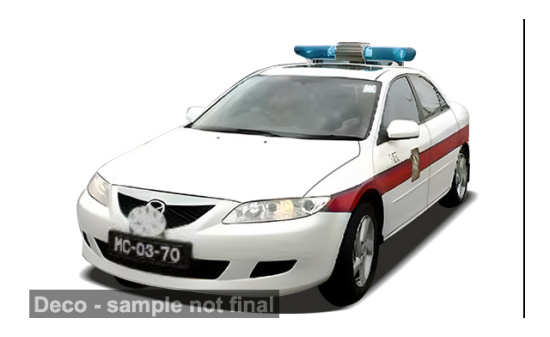 Vitesse VSS29531 Mazda 6 - Macau Police - Vorbestellung 1:43