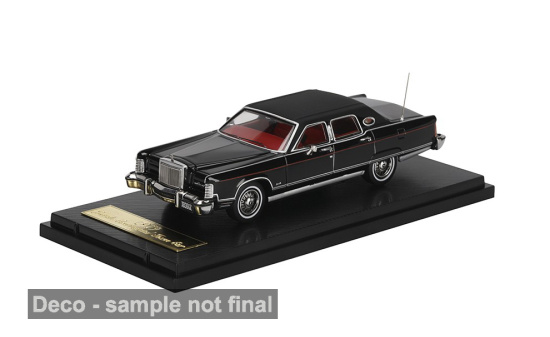 Sun Star SUN60001 Lincoln Continental Town Car - schwarz - Vorbestellung 1:64