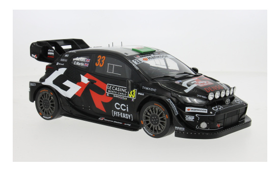 IXO IXO18RMC229B.22 Toyota GR Yaris Rally1 - Rally Monte Carlo - E.Evans - S.Martin 1:18
