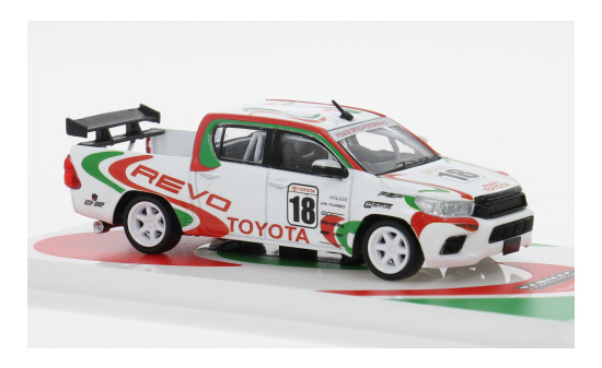 Tarmac TART64-041-WH2 Toyota Hilux - V.Rossi - A.Salucci 1:64