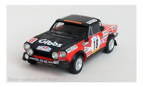 Trofeu TRODSN-340 Fiat 124 Sport Spider 1600 - TAP Rally - L.Netto - Jocames - Vorbestellung 1:43