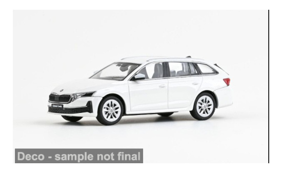 Abrex ABR143AB-050E Skoda Octavia IV FL - weiss - Vorbestellung 1:43