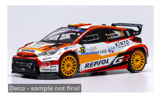 IXO IXORAM1000.22 Toyota GR Yaris Rally2 - Rally Islas Canaris - A.Cachon - A.Dumand - Vorbestellung 1:43