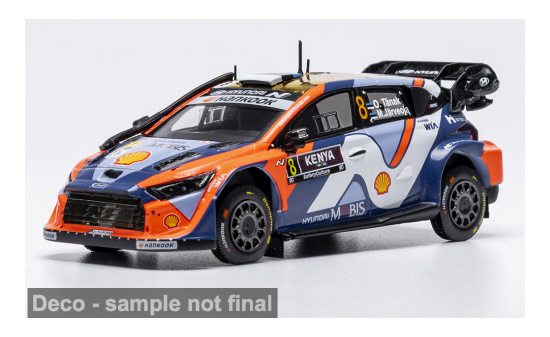 IXO IXORAM996A.22 Hyundai i20 N Rally1 - Safari Rallye Kenia - O.Tänak - M.Järveoja - Vorbestellung 1:43