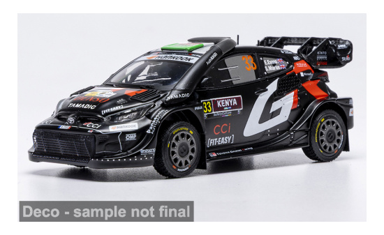 IXO IXORAM994.22 Toyota GR Yaris Rally1 - Safari Rallye Kenia - E.Evans - S.Martin - Vorbestellung 1:43