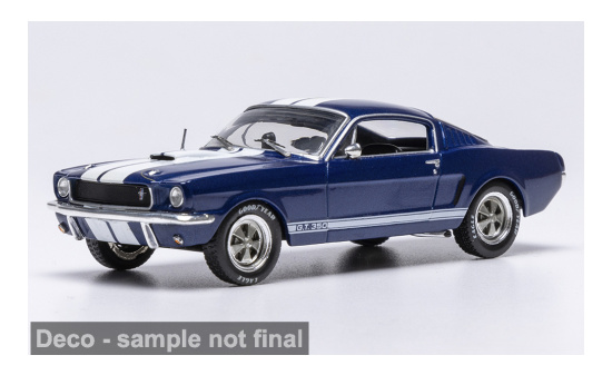 IXO IXOCLC613N.22 Ford Mustang Shelby GT 350 - dunkelblau (Metallic) , weiss - Vorbestellung 1:43