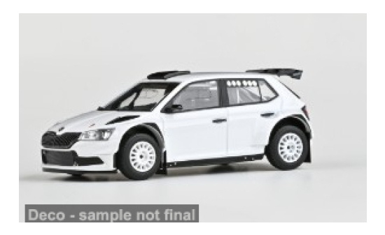 Abrex ABR143XAB-606E2g Skoda Fabia III FL Rally2 Evo - weiss - Vorbestellung 1:43