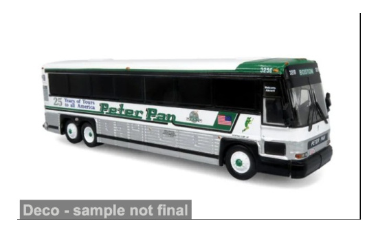 Iconic Replicas ICRIR87-0484 MCI D4000 - Peter Pan Bus Lines - Vorbestellung 1:87