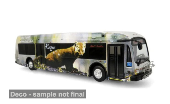 Iconic Replicas ICRIR87-0429 Proterra ZX5 Electric Transit Bus - Roam Transit / Banff - Vorbestellung 1:87