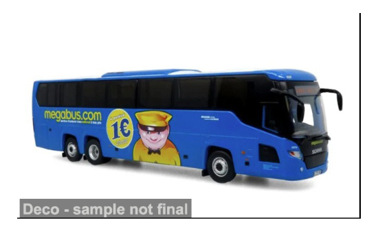 Iconic Replicas ICRIR87-0472 Scania Touring HD - Megabus France - Vorbestellung 1:87