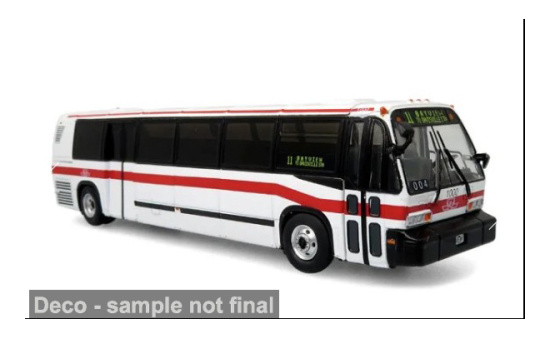 Iconic Replicas ICRIR87-0399 GMC RTS Transit Bus - TTC - Toronto Transit Commission - Vorbestellung 1:87