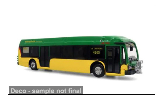 Iconic Replicas ICRIR87-0245 Proterra ZX5 Electric Transit Bus - Seattle King County Transit - Vorbestellung 1:87