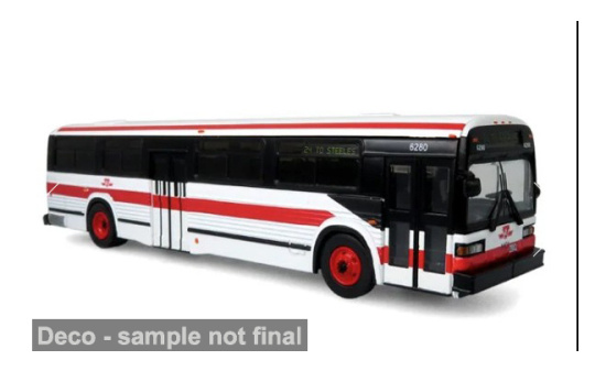 Iconic Replicas ICRIR87-0392 MCI Classic Transit Bus - TTC - Toronto Transit Commission - Vorbestellung 1:87
