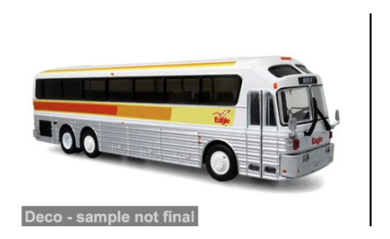 Iconic Replicas ICRIR87-0356 Eagle Model 10 - silber , orange - Vorbestellung 1:87