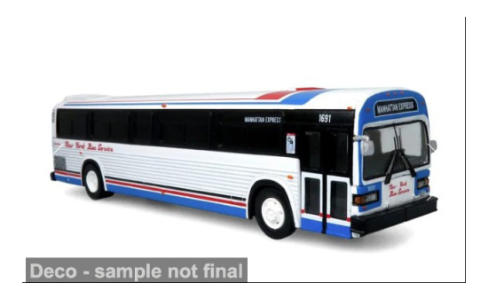Iconic Replicas ICRIR87-0390 MCI Classic Suburban - New York Bus Service - Vorbestellung 1:87