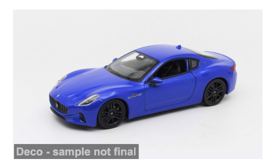 Welly WEL24125MET.BLUE Maserati Gran Turismo Folgore - blau (Metallic) - Vorbestellung 1:24