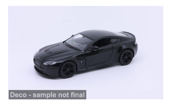 Welly WEL24129BLACK Aston Martin Vantage - schwarz - Vorbestellung 1:24