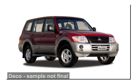 Sun Star SUN5834 Mitsubishi Pajero V73 - rot (Metallic) - Vorbestellung 1:18