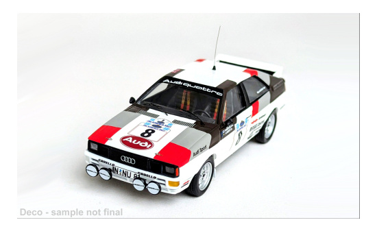 Trofeu TRORR.GR14 Audi quattro - Rally Acropolis - F.Wittmann - K.Nestinger 1:43