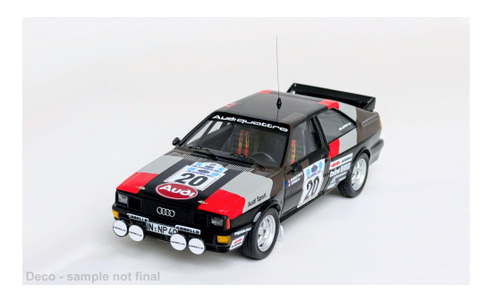 Trofeu TRORR.GR13 Audi quattro - Rally Acropolis - H.Mikkola - A.Hertz 1:43