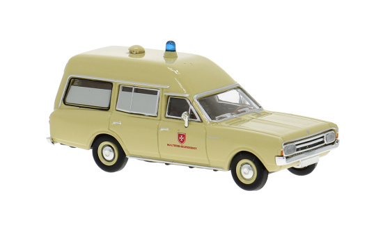Brekina BRE20673 Opel Rekord C KTW - Malteser 1:87