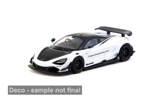 Tarmac TART64-106-WH McLaren 720S LB-Works - weiss , schwarz - Vorbestellung 1:64