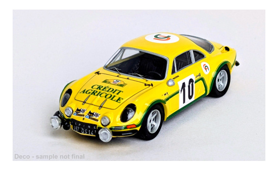 Trofeu TRORR.FR104 Renault Alpine A110 - Critérium de la Côte Fleurie - J.Bourdon - J.Moutard - Vorbestellung 1:43