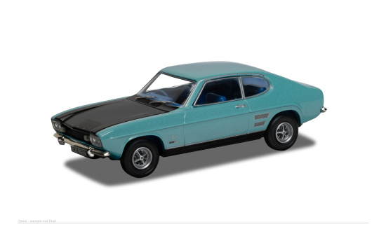 Vanguards VANVA13320 Ford Capri MK I - dunkeltürkis (Metallic) , schwarz - Vorbestellung 1:43