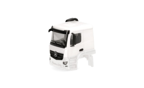 Herpa 086257 Teileservice: Fahrerhaus Mercedes-Benz Actros Classicspace, weiß (2 Stück) - Vorbestellung 1:87
