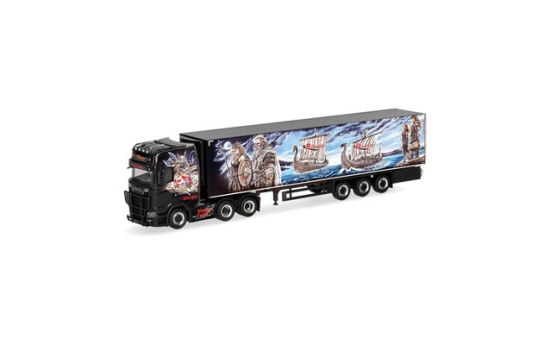 Herpa 321303 Scania CS 20 Hochdach Kühlkoffer-Sattelzug 