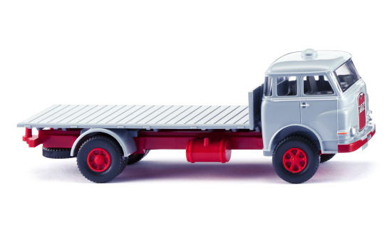 Wiking 041605 Flachpritschen-Lkw (MAN Pausbacke) - silbergrau 1:87