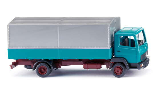 Wiking 043121 Pritschen-Lkw (MB LP 814) - türkis 1:87