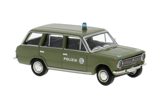 Brekina BRE22428 Fiat 124 Familiare - Polizia 1:87