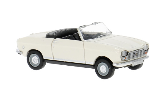 Brekina BRE29176 Peugeot 204 Cabriolet - weiss 1:87