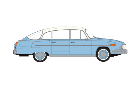 Brekina BRE27327 Tatra 603-2 - hellblau , weiss - Vorbestellung 1:87