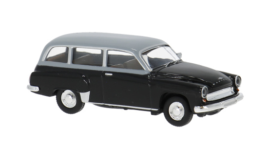 Brekina BRE27191 Wartburg 311 Kombi - schwarz , grau 1:87