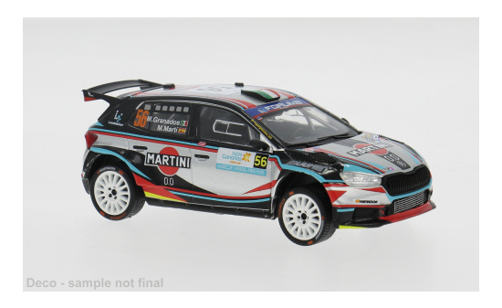 IXO IXORAM1001.22 Skoda Fabia RS Rally2 - Rally Islas Canaris - M.Granados - M.Marti - Vorbestellung 1:43
