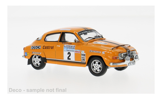 IXO IXORAC466SB-003SP Saab 96 V4 - RAC Rally - S.Blomqvist - H.Sylvan - Vorbestellung 1:43
