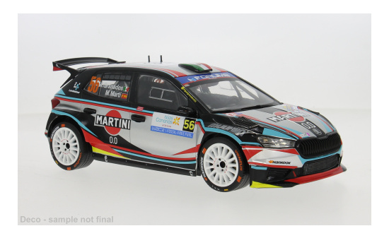 IXO IXO18RMC253.22 Skoda Fabia RS Rally2 - Rally Islas Canaris - M.Granados - M.Marti - Vorbestellung 1:18