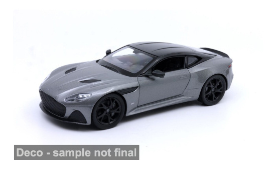 Welly WEL24131MET.GRAY Aston Martin DBS - grau (Metallic) , schwarz - Vorbestellung 1:24
