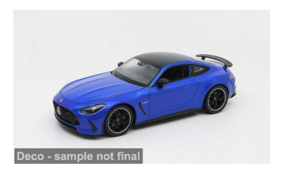 Welly WEL24132MET.BLUE Mercedes AMG GT - blau (Metallic) , schwarz - Vorbestellung 1:24