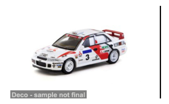 Tarmac TART64G-049-94HKBR03 Mitsubishi Lancer Evolution II - Rally Hong Kong-Peking - K.Eriksson - S.Parmander - Vorbestellung 1:64