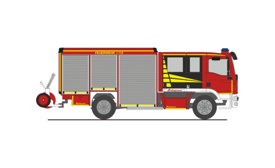 Rietze 72989 Schlingmann Varus MAN 13t ´08 HLF FW Vorführdesign, 1:87 