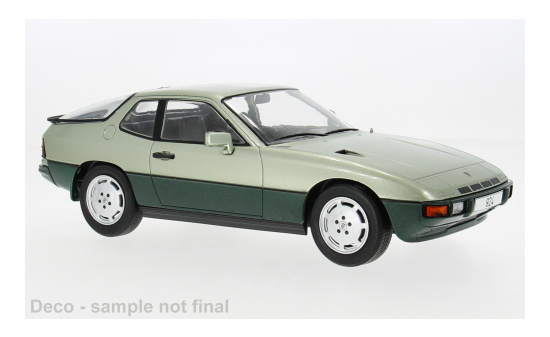 MCG MCG18660 Porsche 924 Turbo - hellgrün (Metallic) , dunkelgrün (Metallic) - Vorbestellung 1:18